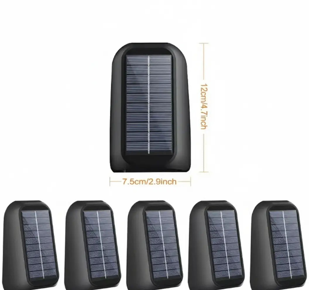 LumaFence™ Solar LED Fence Lights (4-Pack / 6-Pack) – Outdoor RGB Wall & Garden Accent Lighting Luminescense