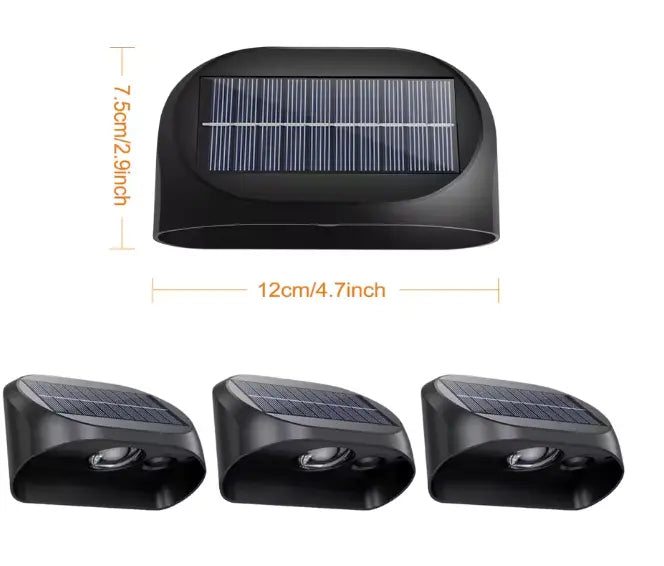 LumaFence™ Solar LED Fence Lights (4-Pack / 6-Pack) – Outdoor RGB Wall & Garden Accent Lighting Luminescense