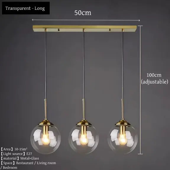 Ignisora™ Modern Glass Pendant Light Luminescense