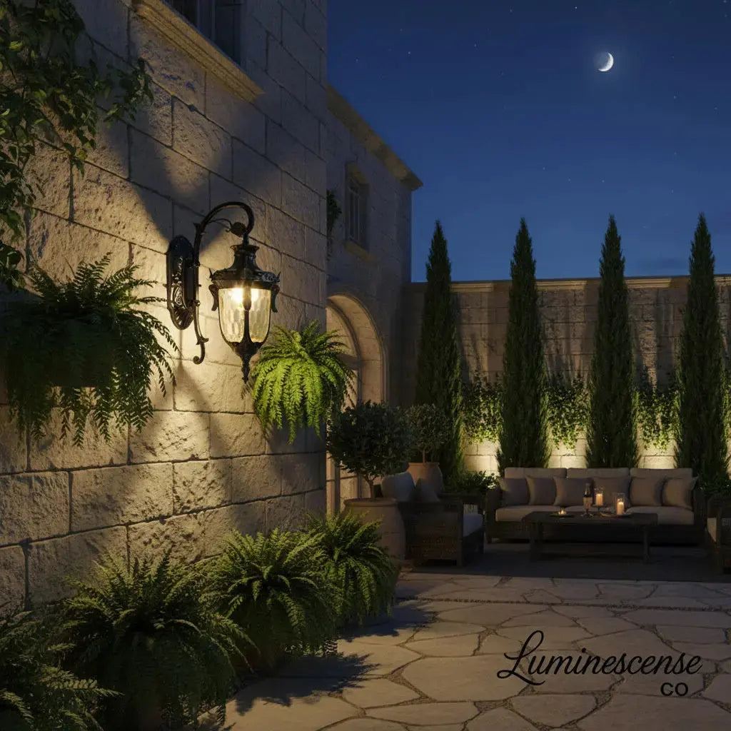 ManorForge™ Heritage European Wall Lantern – IP65 Waterproof E27 Wall Light Exterior Sconce Luminescense