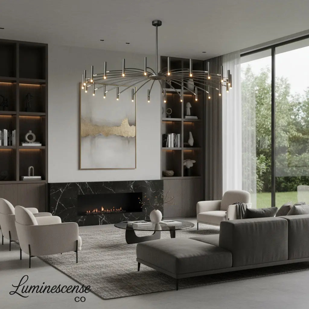 Strandor™ Modern LED Chandelier – Adjustable Multi-Arm Ceiling Light Luminescense