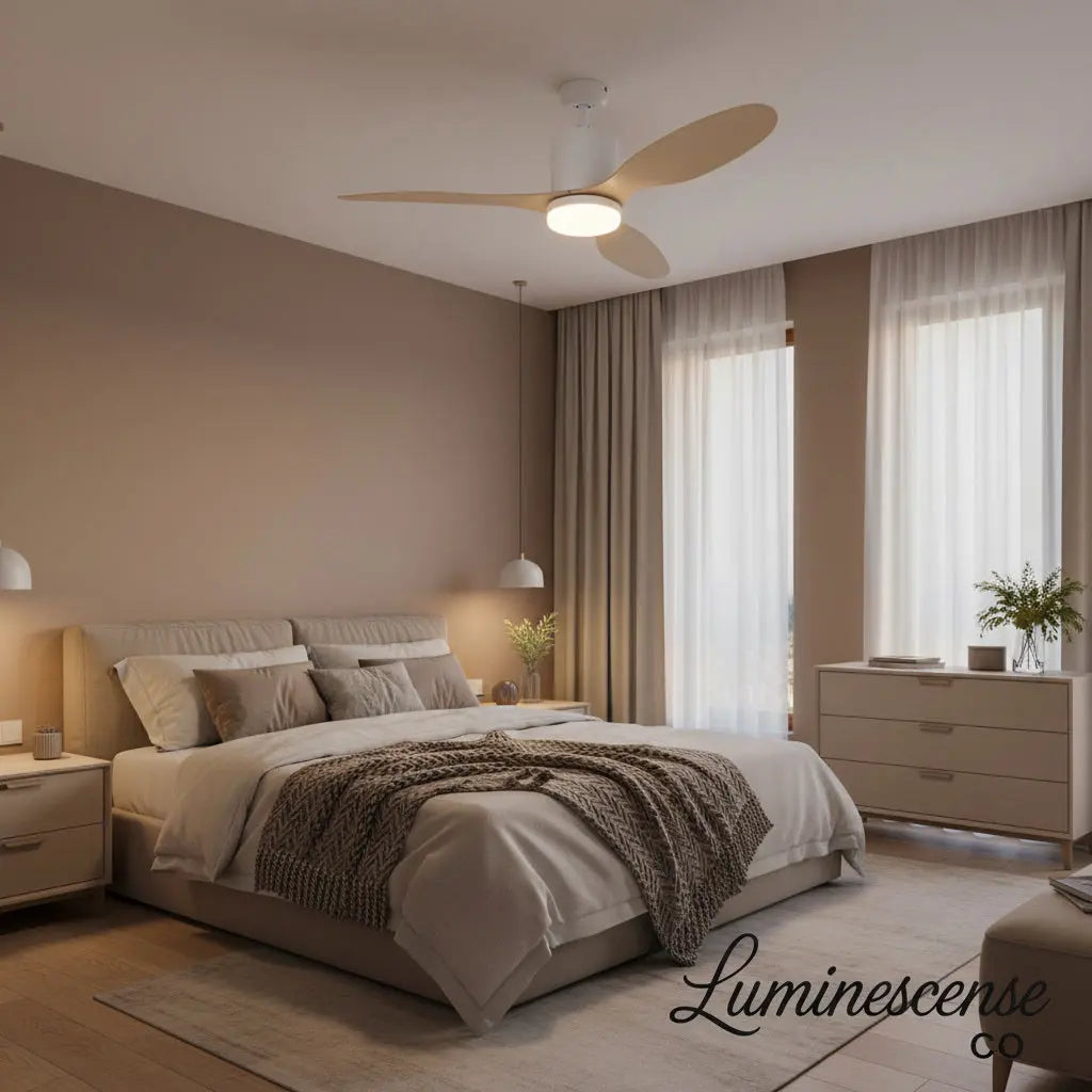 Aeris™ Modern LED Ceiling Fan with Remote Control – 3-Blade Silent Ceiling Fan Ligh Luminescense