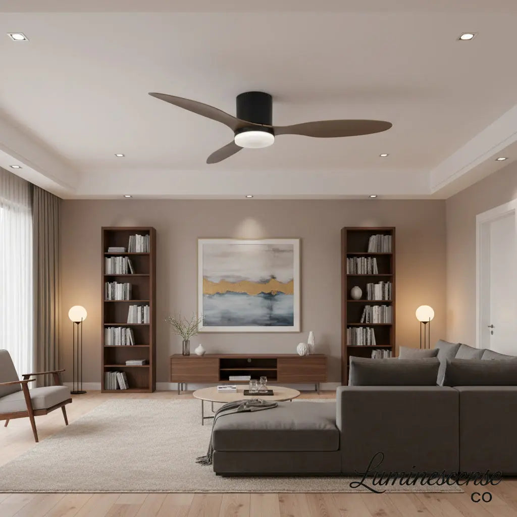 Aeris™ Modern LED Ceiling Fan with Remote Control – 3-Blade Silent Ceiling Fan Ligh Luminescense