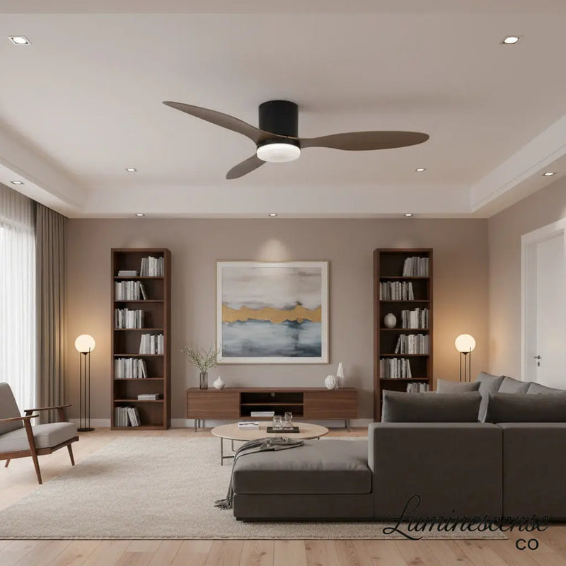 Aeris™ Modern LED Ceiling Fan with Remote Control – 3-Blade Silent Ceiling Fan Ligh Luminescense