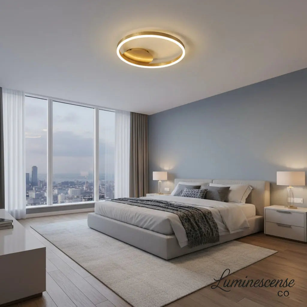AeroGlow™ Modern LED Semi-Flush Ceiling Light – Minimalist Acrylic Ceiling Fixture Luminescense