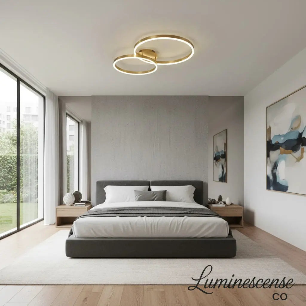 AeroGlow™ Modern LED Semi-Flush Ceiling Light – Minimalist Acrylic Ceiling Fixture Luminescense