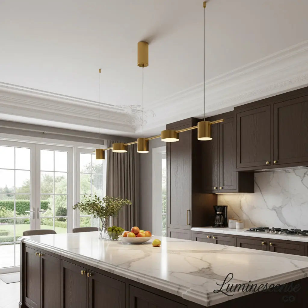 AureliaBeam™ Modern Nordic Linear LED Chandelier – Adjustable Multi-Head Pendant Light Luminescense