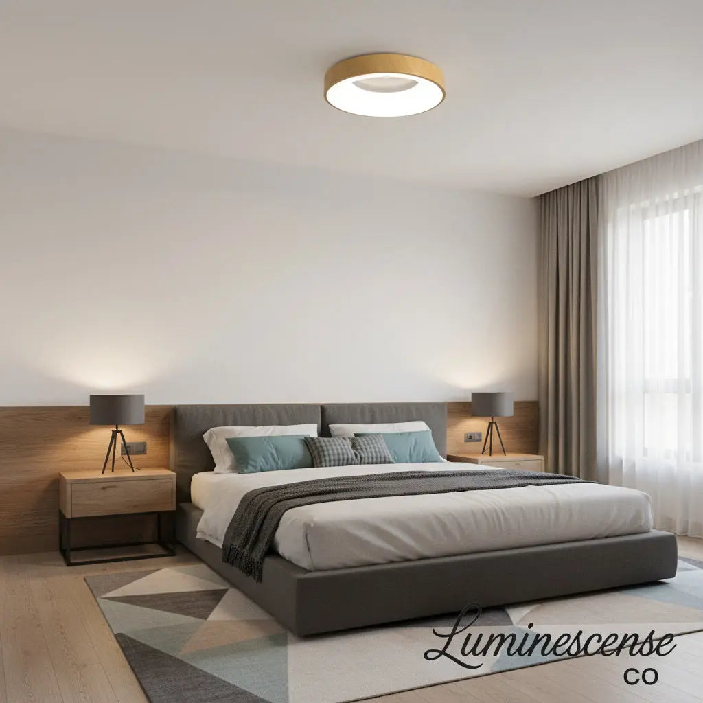 HaloLine™ Ultra-Slim LED Flush Mount Ceiling Light – Modern Round Aluminum Fixture Luminescense