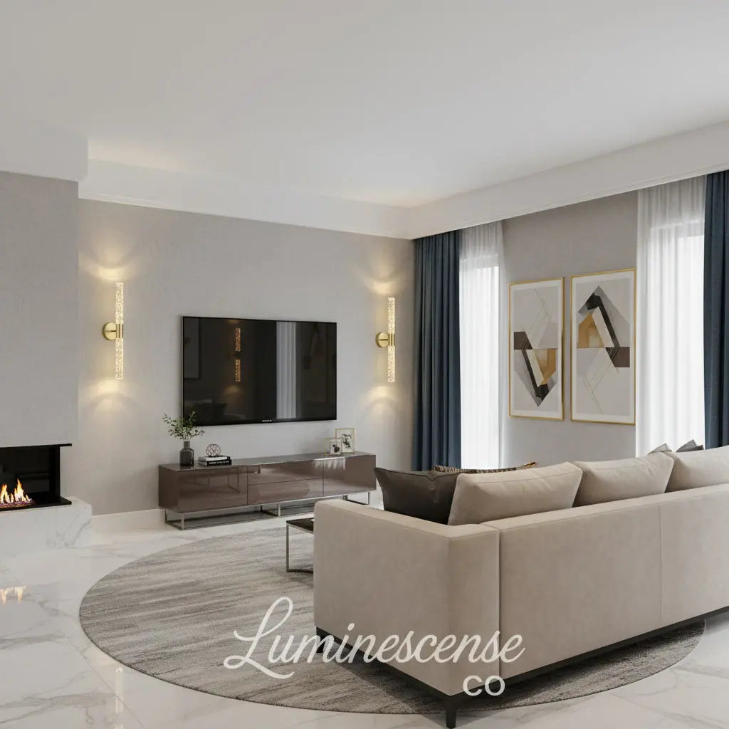 Aurielle™ Nordic Bubble Crystal LED Wall Sconce – Luxury Vertical Rod Accent Light Luminescense