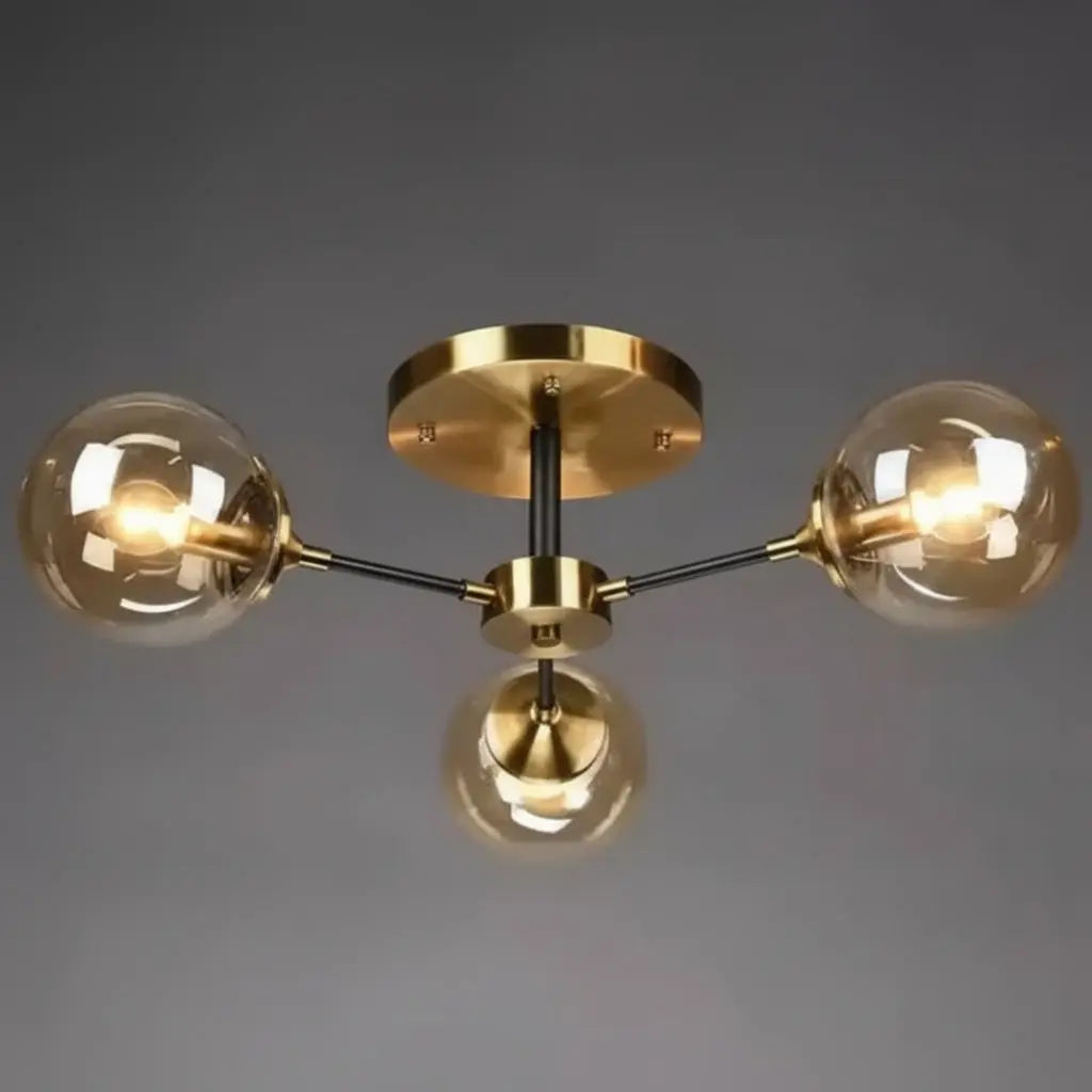 Orbitalis™ Multi-Arm Glass Chandelier - Modern Glass Orb Style Bulb Light Luminescense