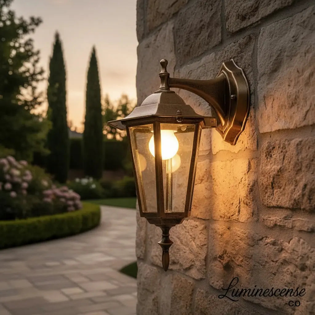 IronForge™ Retro European Heritage – Waterproof Aluminum Scone E27 Exterior Wall Light Luminescense