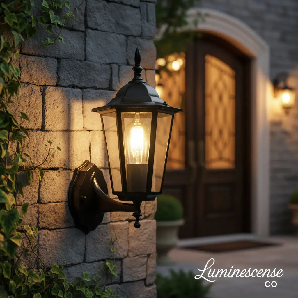 IronForge™ Retro European Heritage – Waterproof Aluminum Scone E27 Exterior Wall Light Luminescense