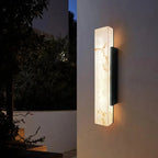 MarbellaLux™ Modern Marble LED Wall Sconce – Luxury Minimalist Vertical Accent Light Luminescense