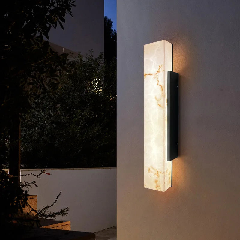 Marble LED Wall Light Outdoor