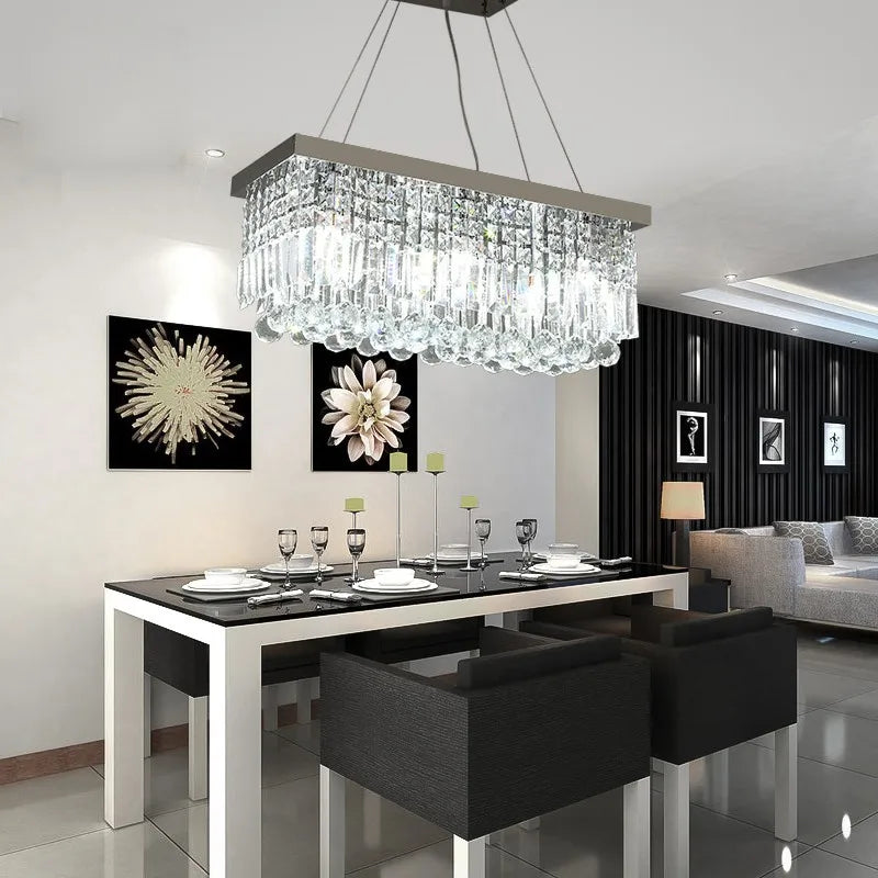 CrystalGlow Modern Dining Chandelier