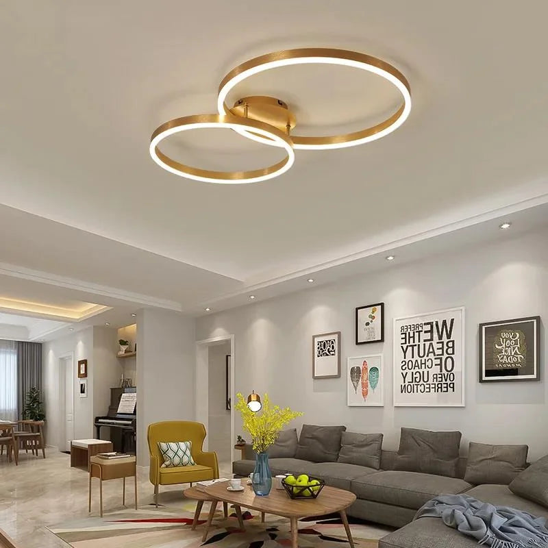 Ring LED Ceiling Light Chandelier