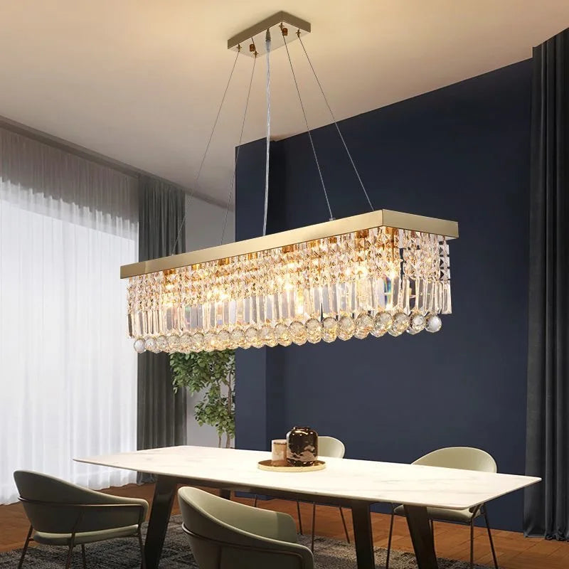 CrystalGlow Modern Dining Chandelier