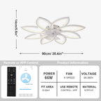 AuraGlow  LED Ceiling Fan Lamp