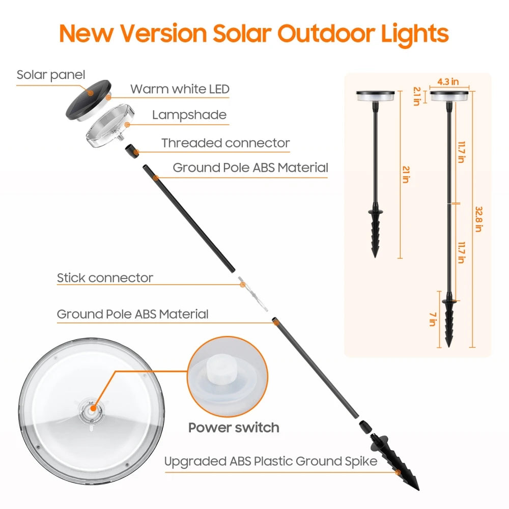 Wind Sway Solar Pathway Lights