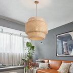 Bamboo Weave Pendant Lamp