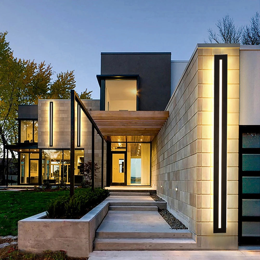 Linear Outdoor Long LED Wall Light