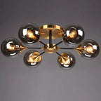 Orbitalis™ Multi-Arm Glass Chandelier - Modern Glass Orb Style Bulb Light Luminescense