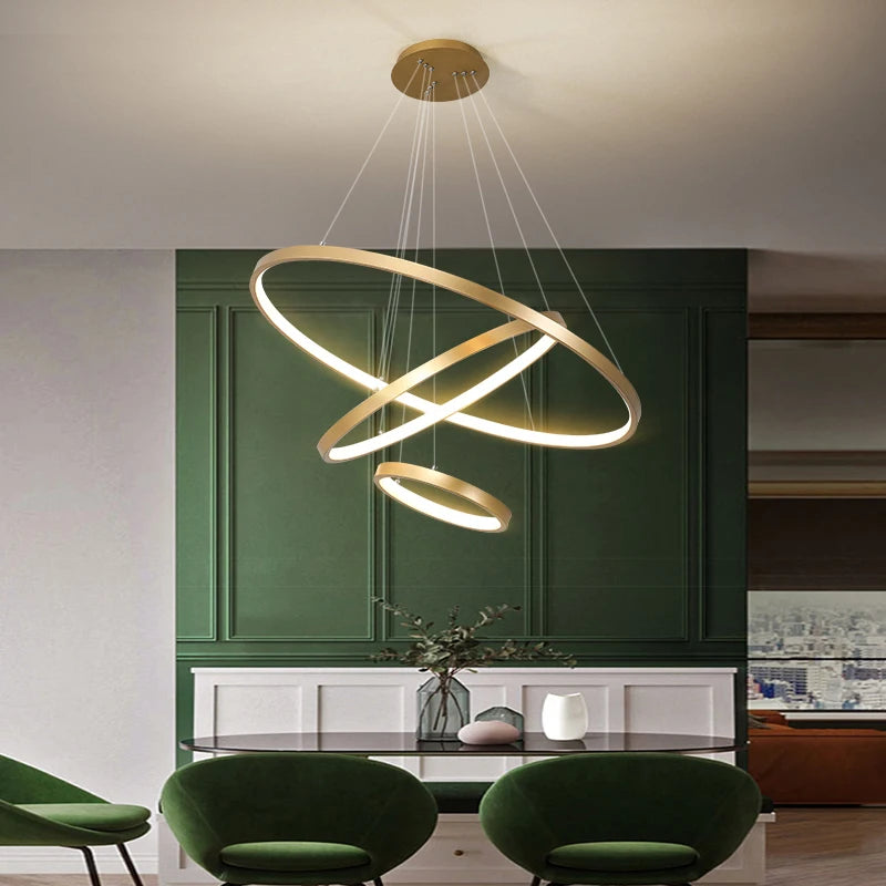 Looped Modern LED Chandelier