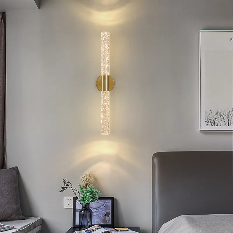 Crystal Rod LED Wall Light