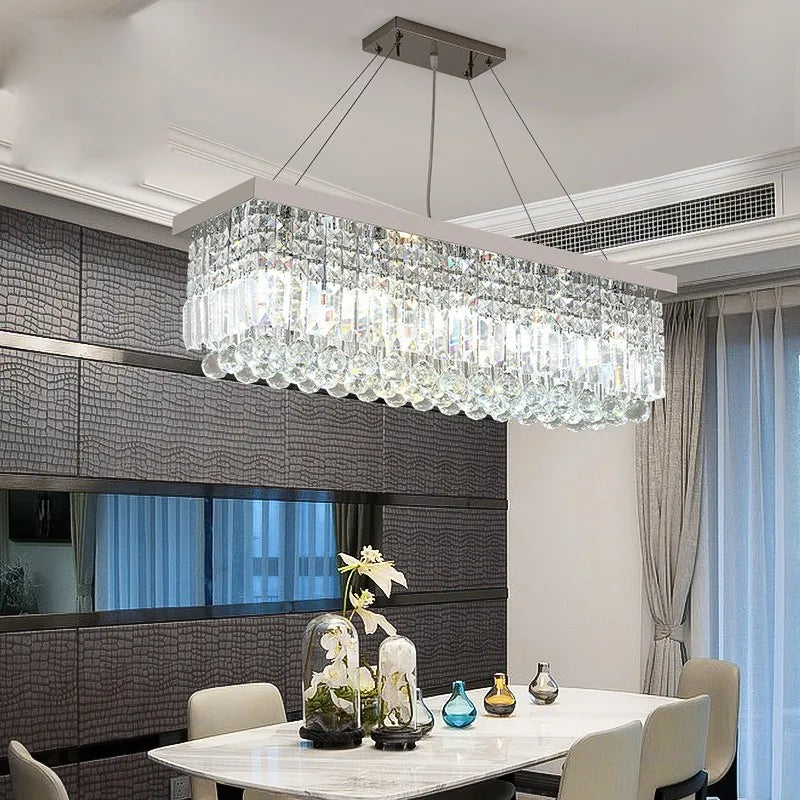 CrystalGlow Modern Dining Chandelier