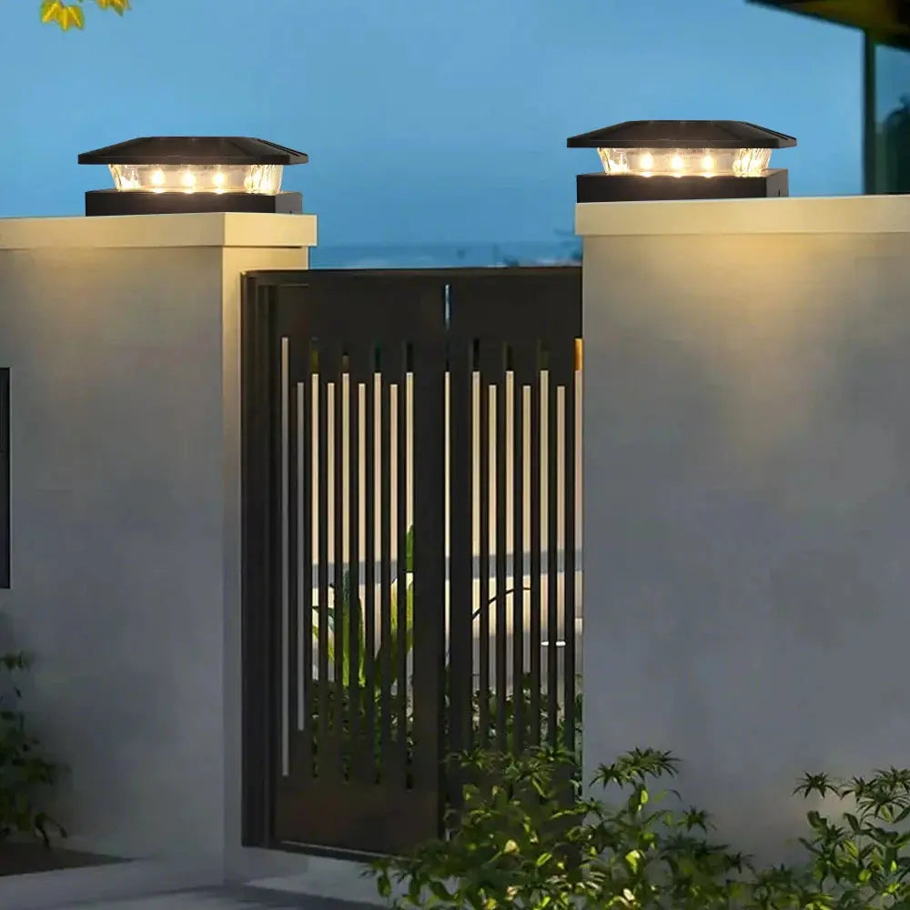Solar Fence Post Cap Light – IP65 Waterproof LED Solar Post Light Luminescense