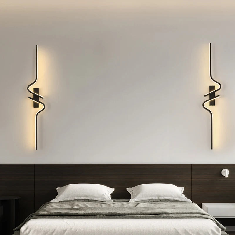 Wavey LED Wall Light