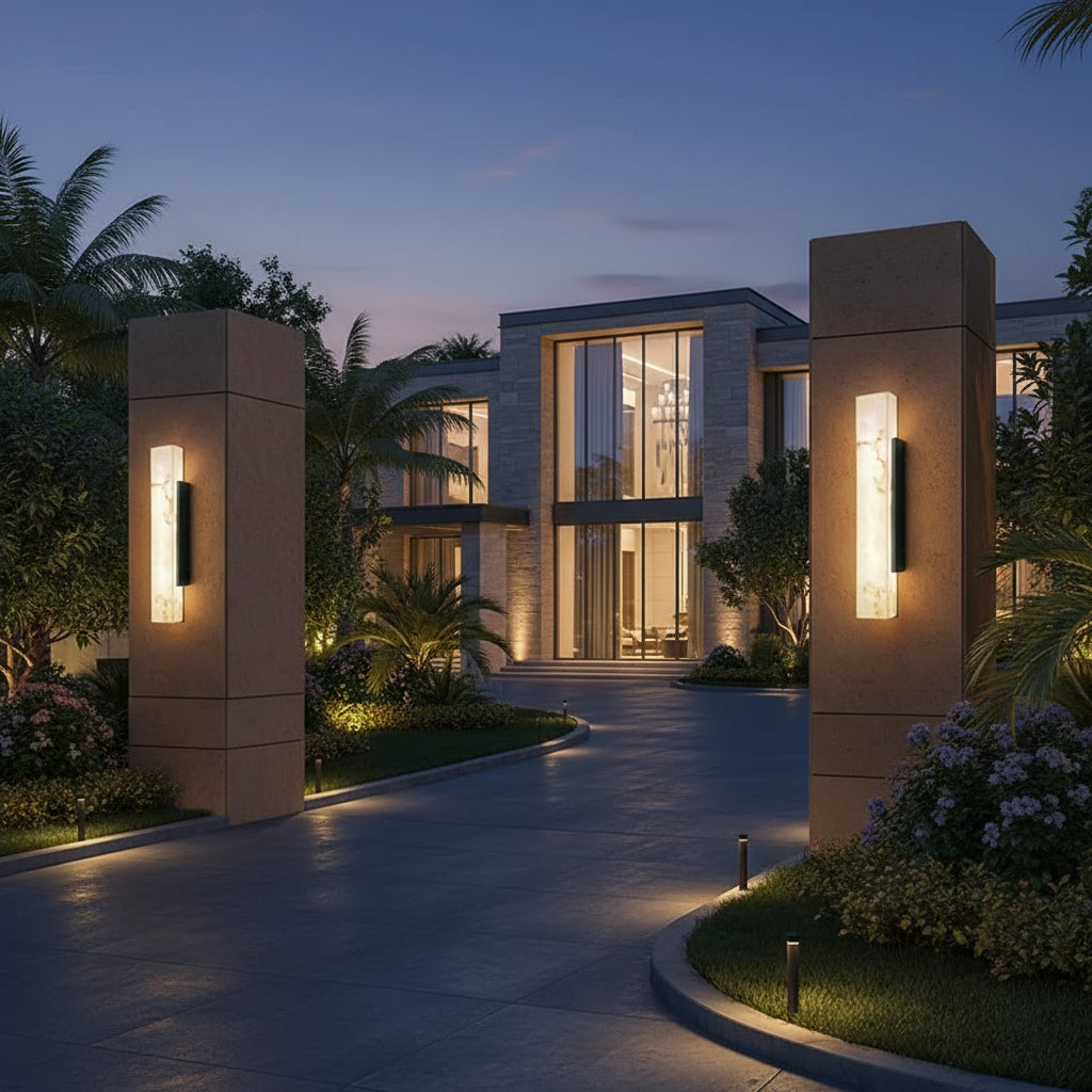 Marble LED Wall Light Outdoor