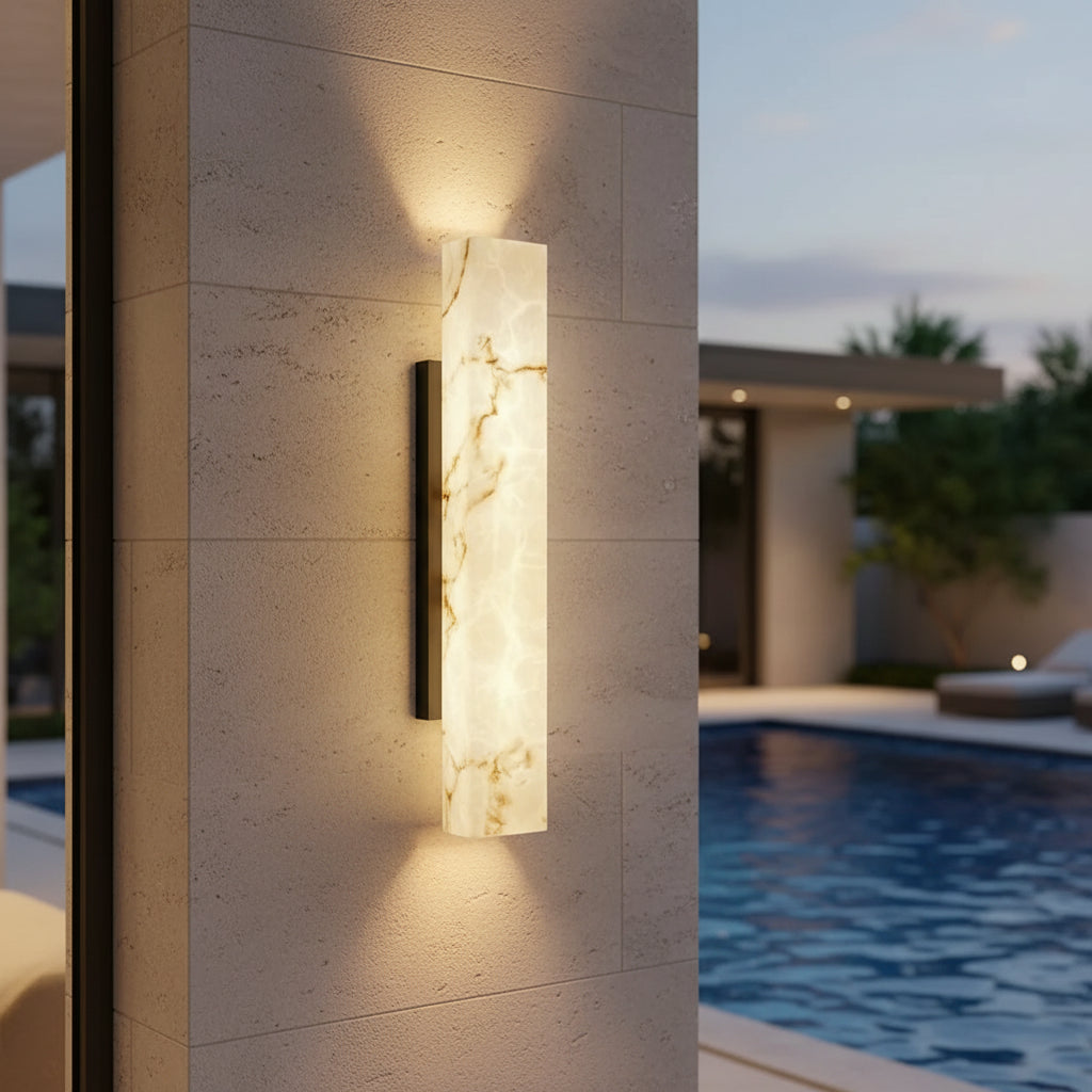 Marble LED Wall Light Outdoor