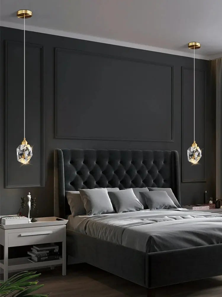 Virello™ Crystal Drop Pendant Light - K-Crystal Linear Chandelier Luminescense