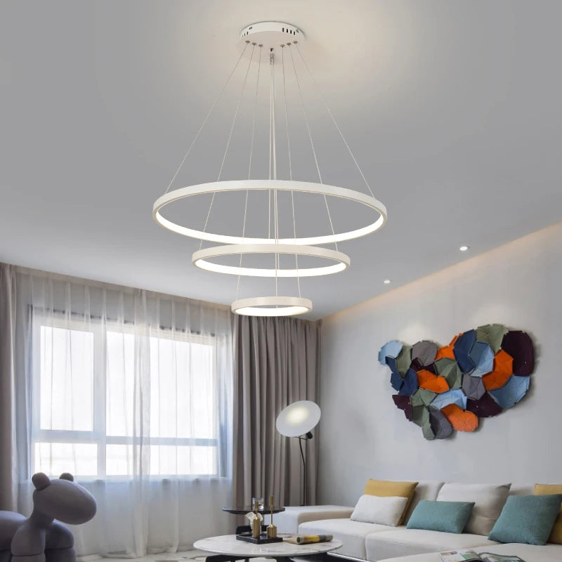 Looped Modern LED Chandelier