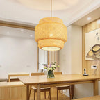 Bamboo Weave Pendant Lamp
