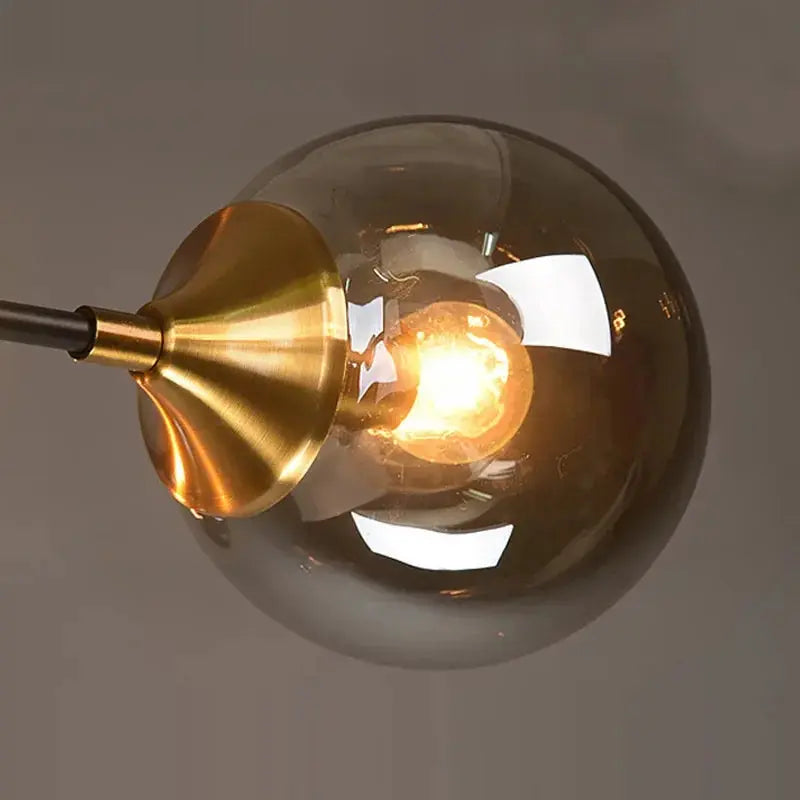 Orbitalis™ Multi-Arm Glass Chandelier - Modern Glass Orb Style Bulb Light Luminescense