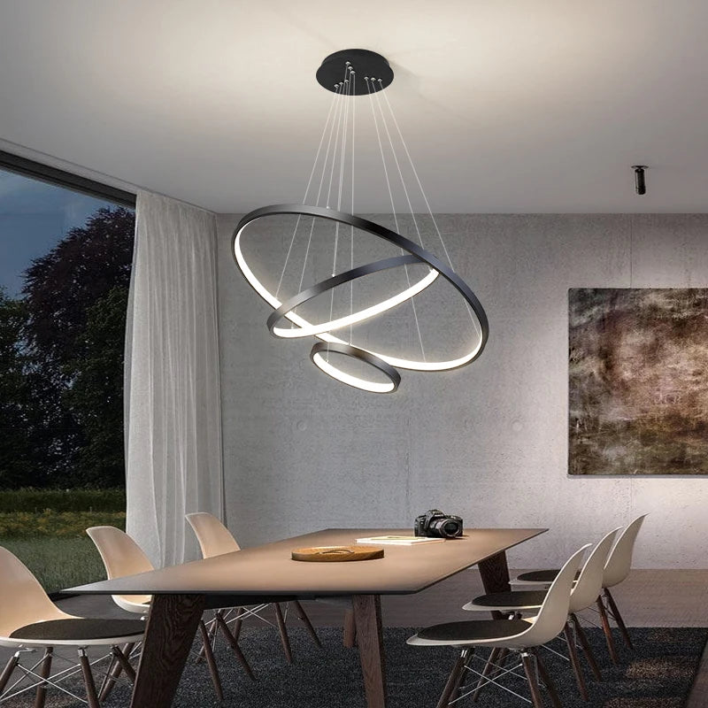 Looped Modern LED Chandelier