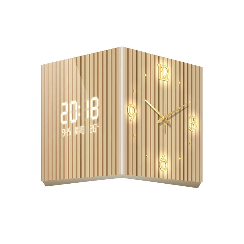 GlowFrame Corner Wall Clock