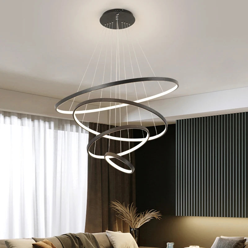 Ring  Loop LED Chandelier Home