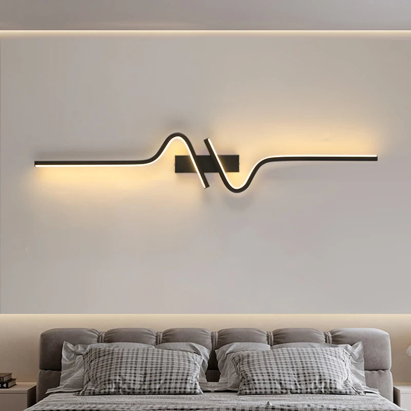 Wavey LED Wall Light