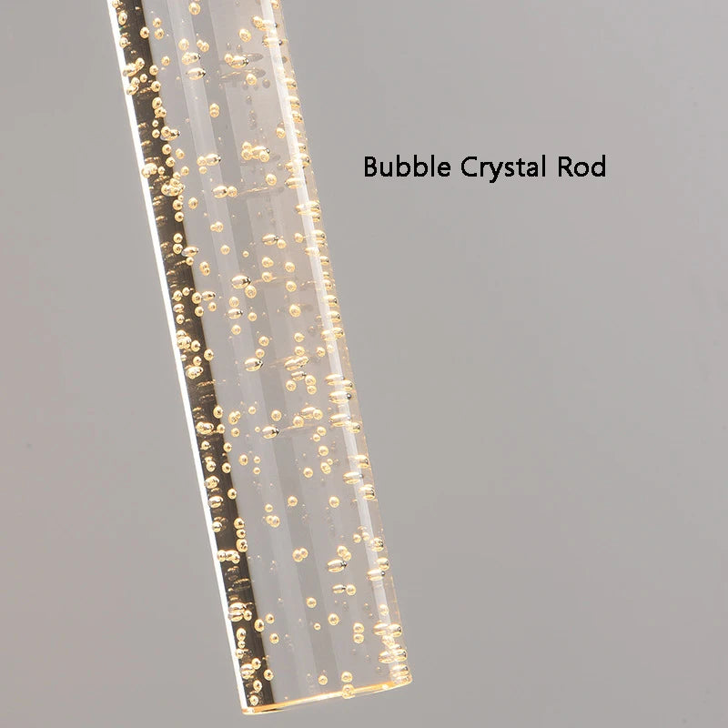 Crystal Rod LED Wall Light