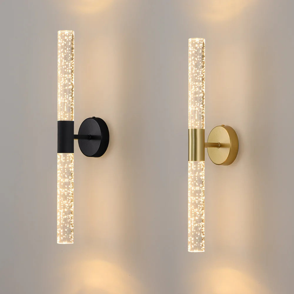 Crystal Rod LED Wall Light