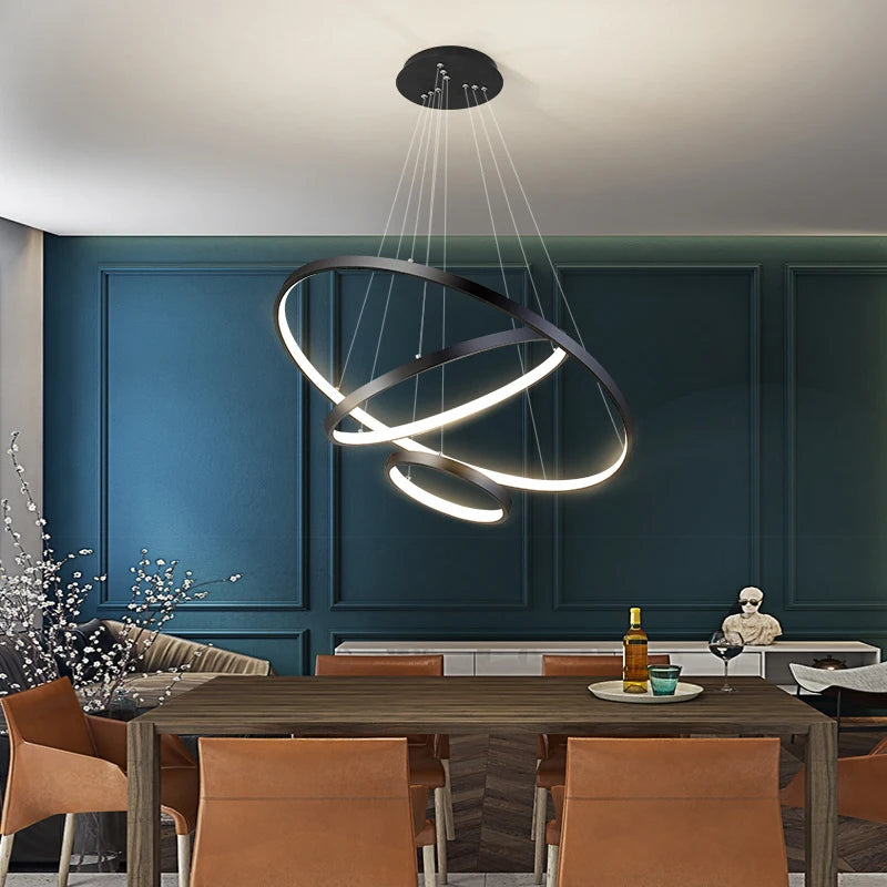 Looped Modern LED Chandelier