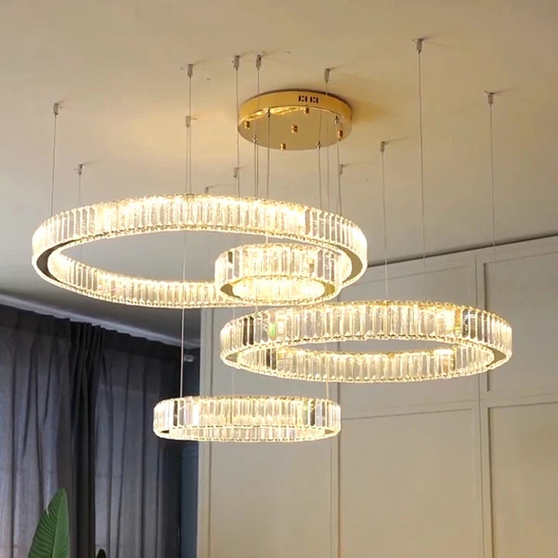Crystal Glow Pendant Light